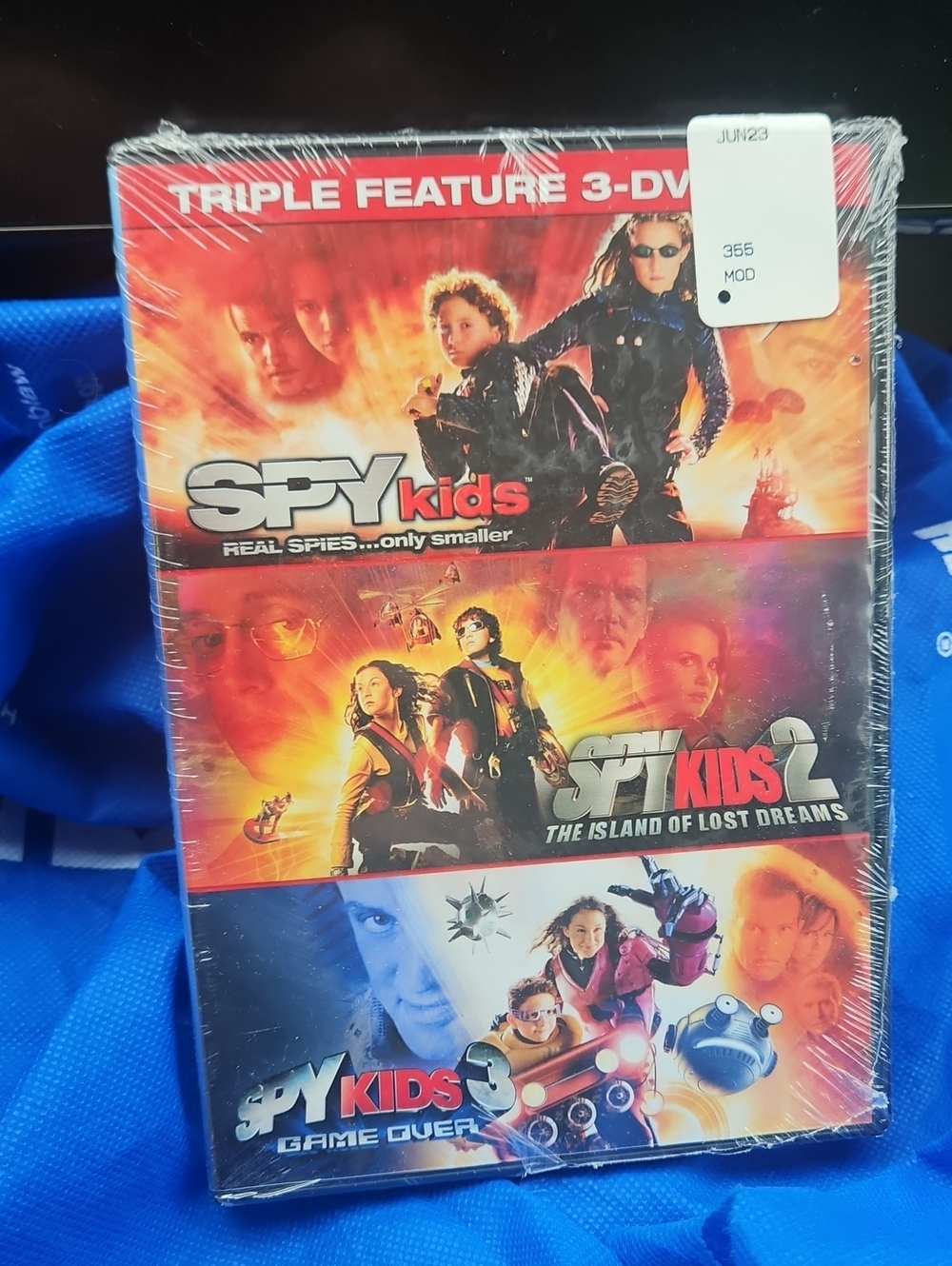 🌟3/$25🌟Triple Feature 3-DVD Set Spy Kids 1,2 and 3 New Factory Sealed
